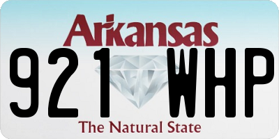 AR license plate 921WHP