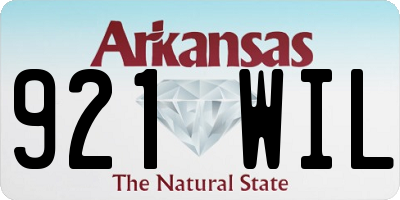 AR license plate 921WIL