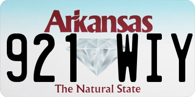 AR license plate 921WIY