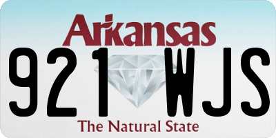 AR license plate 921WJS