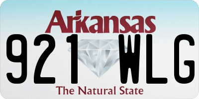 AR license plate 921WLG