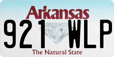 AR license plate 921WLP