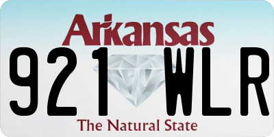 AR license plate 921WLR
