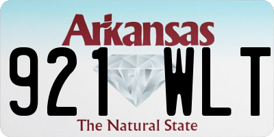 AR license plate 921WLT