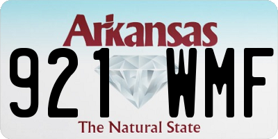 AR license plate 921WMF