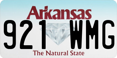 AR license plate 921WMG