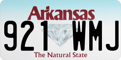 AR license plate 921WMJ
