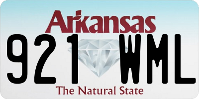 AR license plate 921WML