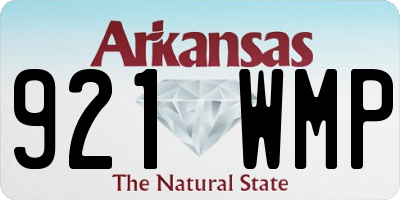 AR license plate 921WMP