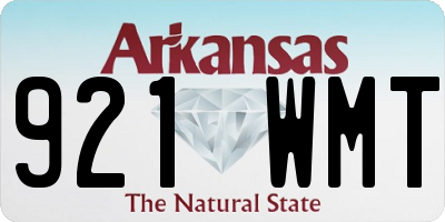 AR license plate 921WMT
