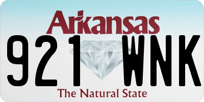 AR license plate 921WNK