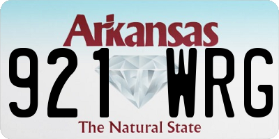 AR license plate 921WRG
