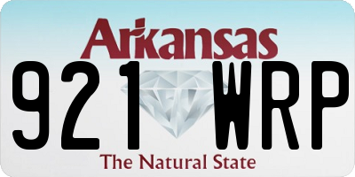 AR license plate 921WRP