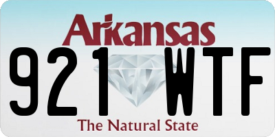 AR license plate 921WTF