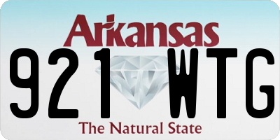 AR license plate 921WTG