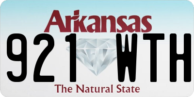 AR license plate 921WTH
