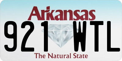 AR license plate 921WTL