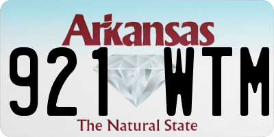 AR license plate 921WTM