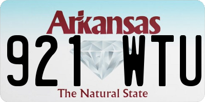 AR license plate 921WTU