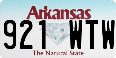 AR license plate 921WTW