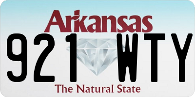 AR license plate 921WTY