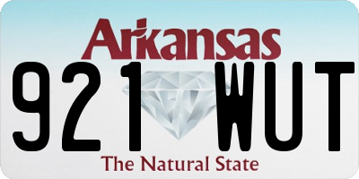 AR license plate 921WUT