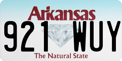 AR license plate 921WUY