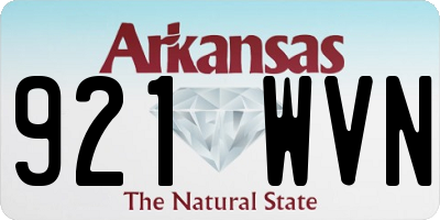AR license plate 921WVN