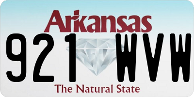 AR license plate 921WVW
