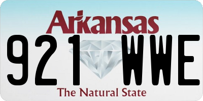 AR license plate 921WWE