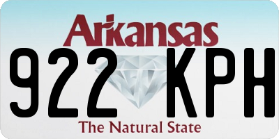 AR license plate 922KPH