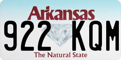 AR license plate 922KQM