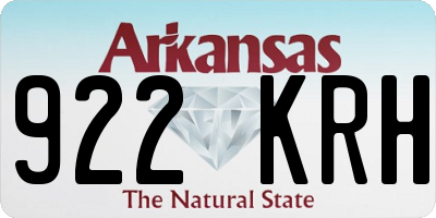 AR license plate 922KRH