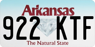 AR license plate 922KTF