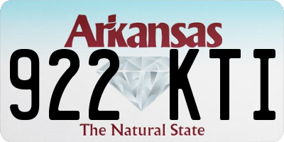 AR license plate 922KTI