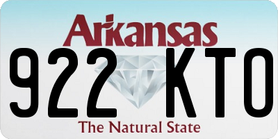 AR license plate 922KTO