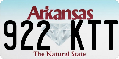 AR license plate 922KTT