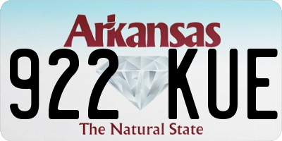 AR license plate 922KUE