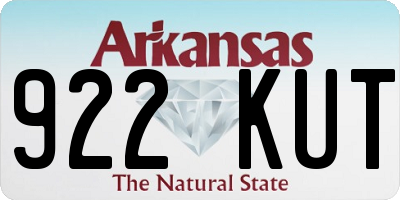 AR license plate 922KUT