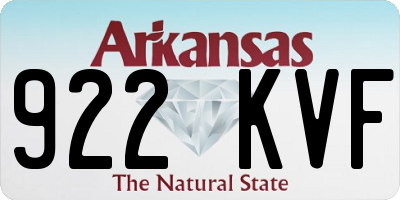 AR license plate 922KVF