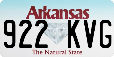 AR license plate 922KVG