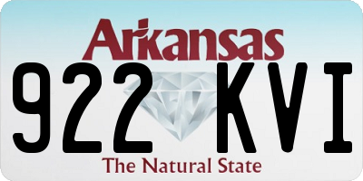 AR license plate 922KVI