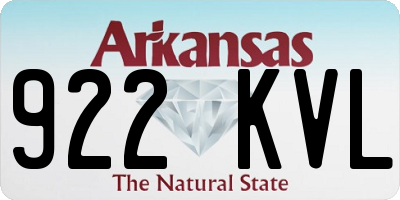 AR license plate 922KVL