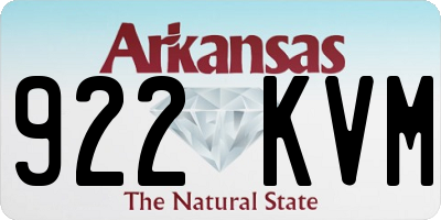 AR license plate 922KVM