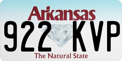 AR license plate 922KVP