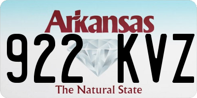 AR license plate 922KVZ