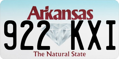 AR license plate 922KXI