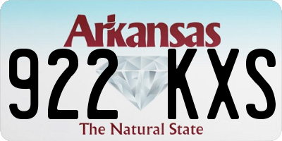 AR license plate 922KXS