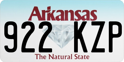 AR license plate 922KZP