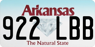 AR license plate 922LBB